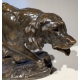 Bronze "Épagneul" signé Th. CARTIER