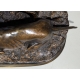 Bronze "Chasse à la perdrix" signé P.J. MENE