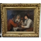 Paire de tableaux "Scène d'intérieur"