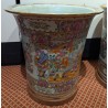 Pair of large ‘Famille Rose’ planters