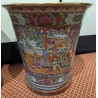 Pair of large ‘Famille Rose’ planters
