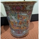 Paire de grand cache-pots famille rose