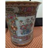 Pair of large ‘Famille Rose’ planters