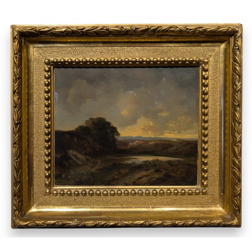 Tableau \"Etang\" attribué à DIDAY