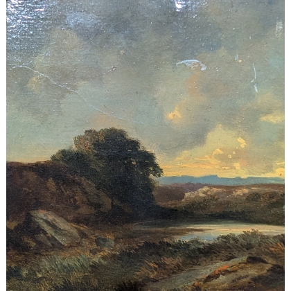 Tableau \"Etang\" attribué à DIDAY