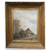 Tableau \"Chateau d\'Aïre\" signé H. DUVOISIN 1905