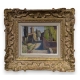 Tableau "Cagnes" signé R. HEUDEBERT