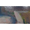 Tableau \"Cagnes\" signé R. HEUDEBERT