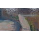 Tableau "Cagnes" signé R. HEUDEBERT