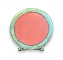 Cadre rond en argent