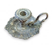 Bougeoir en argent