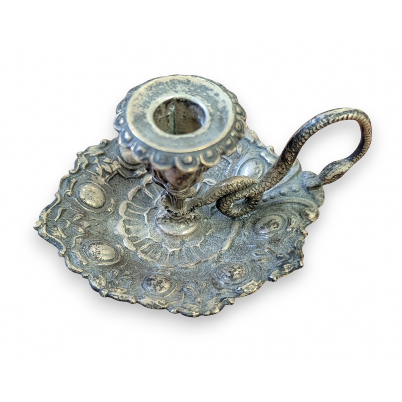 Bougeoir en argent