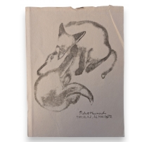 Gravure "Renardeaux" de Robert HAINARD