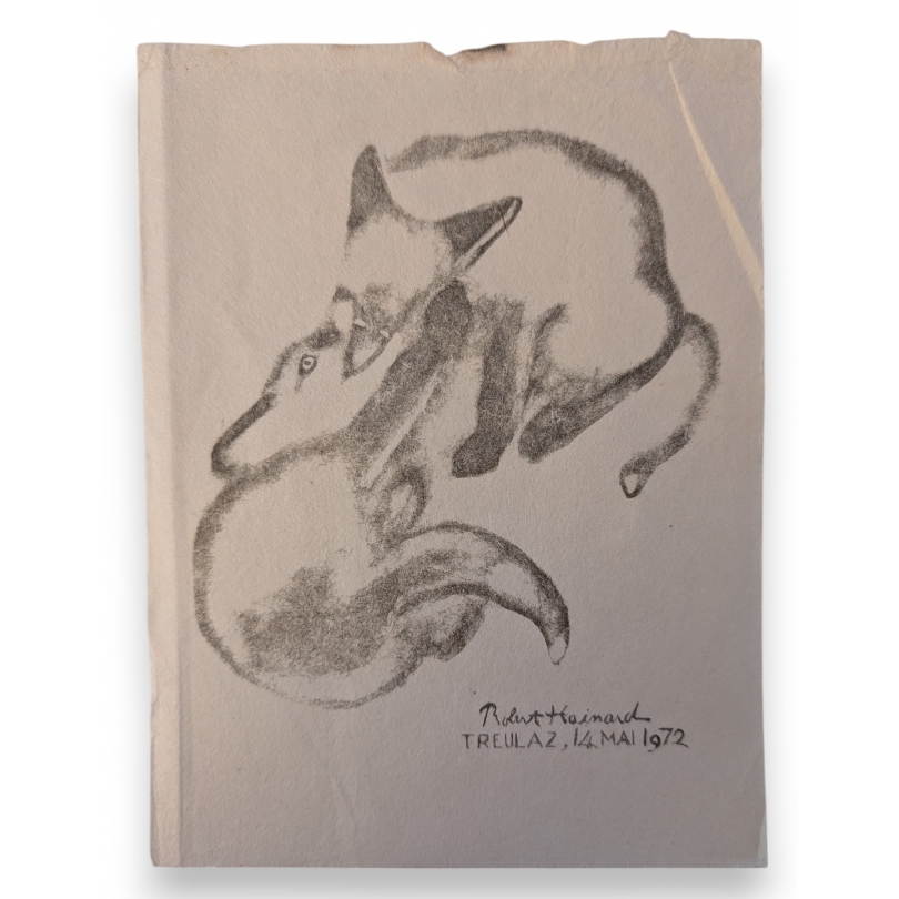 Gravure "Renardeaux" de Robert HAINARD