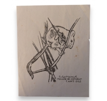 Gravure "Muscardin" de Robert HAINARD