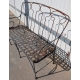 Banc en fer forgé