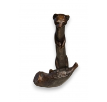 Bronze "Hermine dressée" signé GICÉ 09