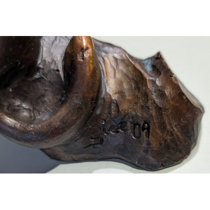 Bronze "Hermine dressée" signé GICÉ 09