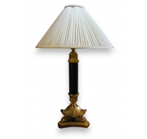 Lampe style Napoléon III avec abat-jour