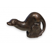 Bronze "Loutre posée" signé GICÉ 96