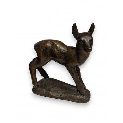 Bronze \"Faon\" signé GICÉ 95