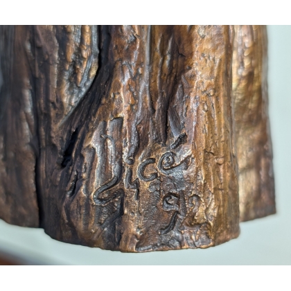 Bronze "Chouette chevêche" signé GICÉ 92