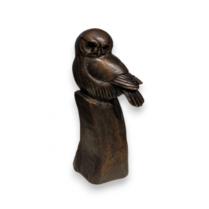 Bronze \"Chouette chevêchette\" signé GICÉ 92