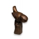 Bronze "Chouette chevêchette penchée" signée GICÉ