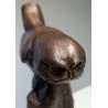 Bronze "Chouette chevêchette penchée" signée GICÉ