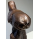 Bronze "Chouette chevêchette penchée" signée GICÉ