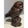 Bronze "Chouette chevêchette dressée" signée GICÉ