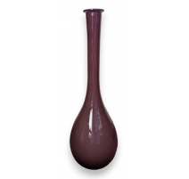 Vase Murano à long col violet