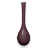 Vase Murano à long col violet