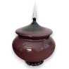 Boite couverte de Murano violette