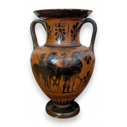 Amphore greque Chevaux