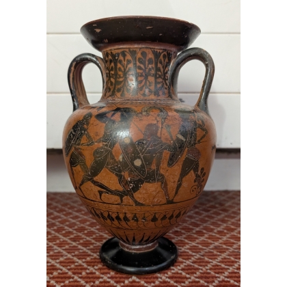 Amphore greque Gladiateurs
