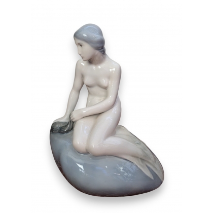 Sirène de Copenhague en porcealaine