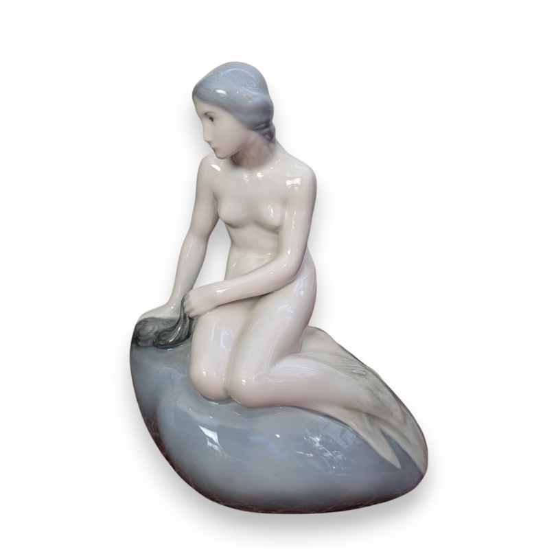 Sirène de Copenhague en porcealaine