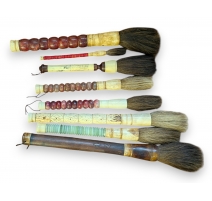 Collection de 8 pinceaux chinois