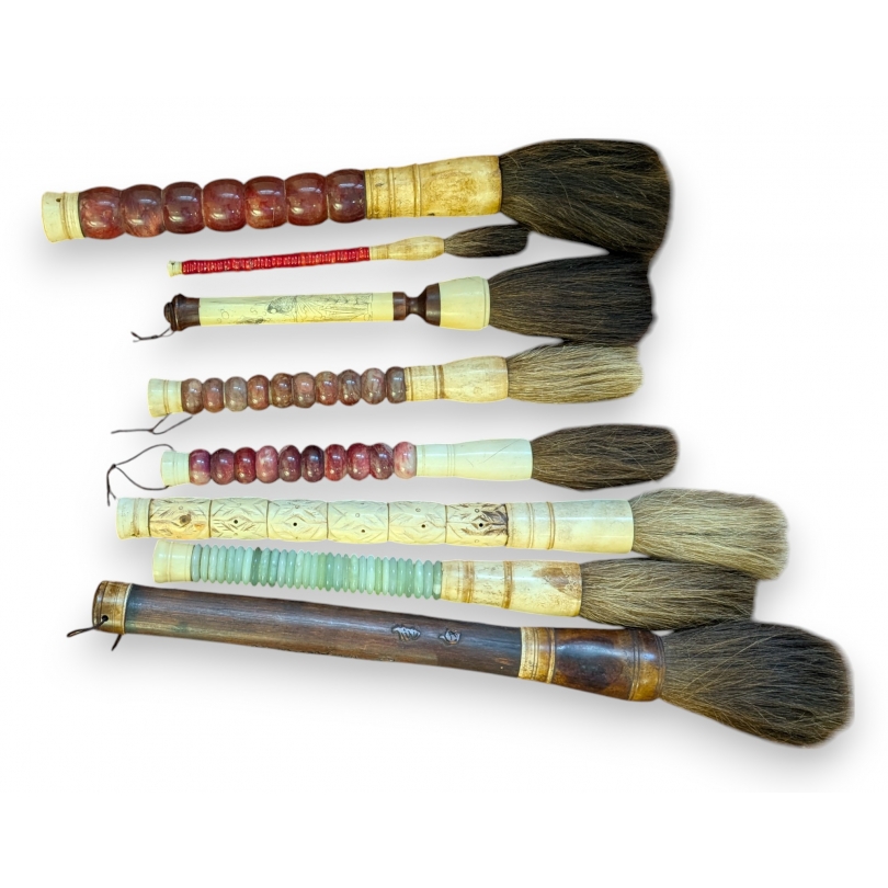 Collection de 8 pinceaux chinois