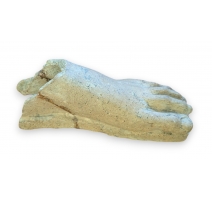 Fragment de pied etrusque en terre cuite
