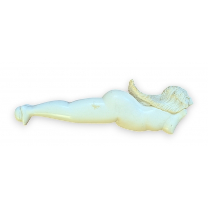 Pipe en écume de mer en forme d\'une femme