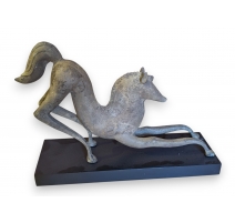 Cheval etrusque en métal