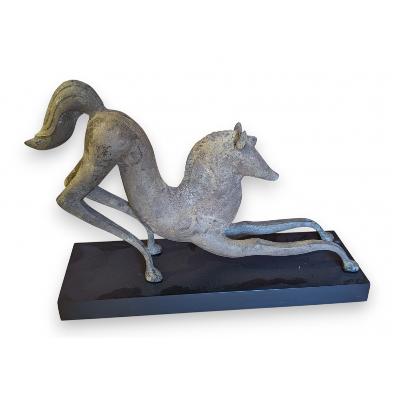 Cheval etrusque en métal