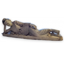 Bouddha couché en albâtre