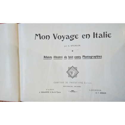 Livre "Mon voyage en Italie"