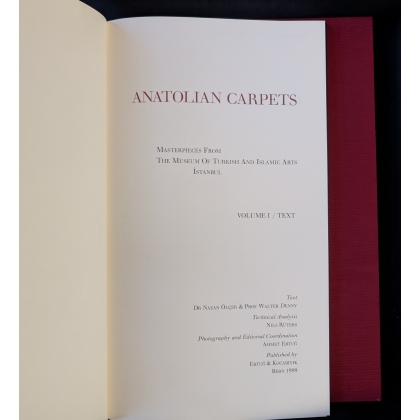 Livre "Anatolian carpets"