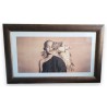 Framed print of "Child and Falcon" by COLBERT