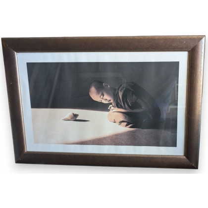 Framed print of "Child and Shell" by COLBERT