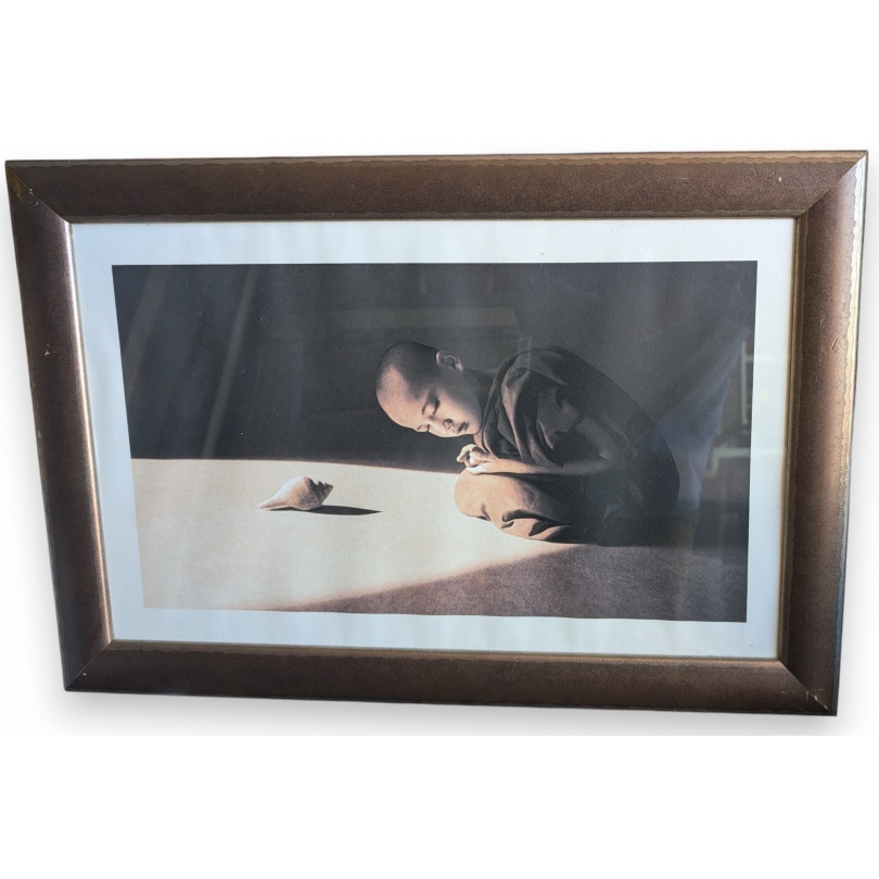 Framed print of "Child and Shell" by COLBERT